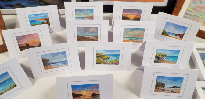 Selection of ACEO original art cards Selection of ACEO original art cards